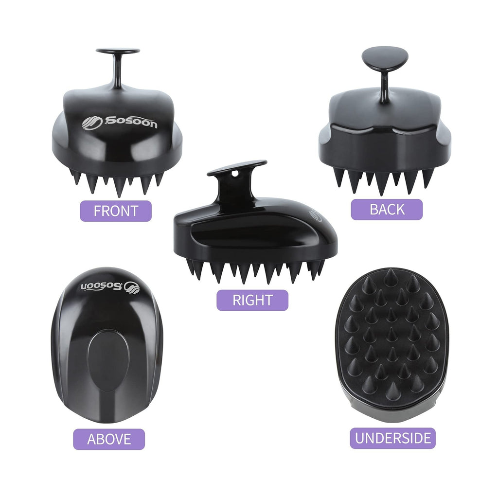 Scalp Massager Shampoo Brush, Hair Scalp Scrubber Head Massager for Stress Re...