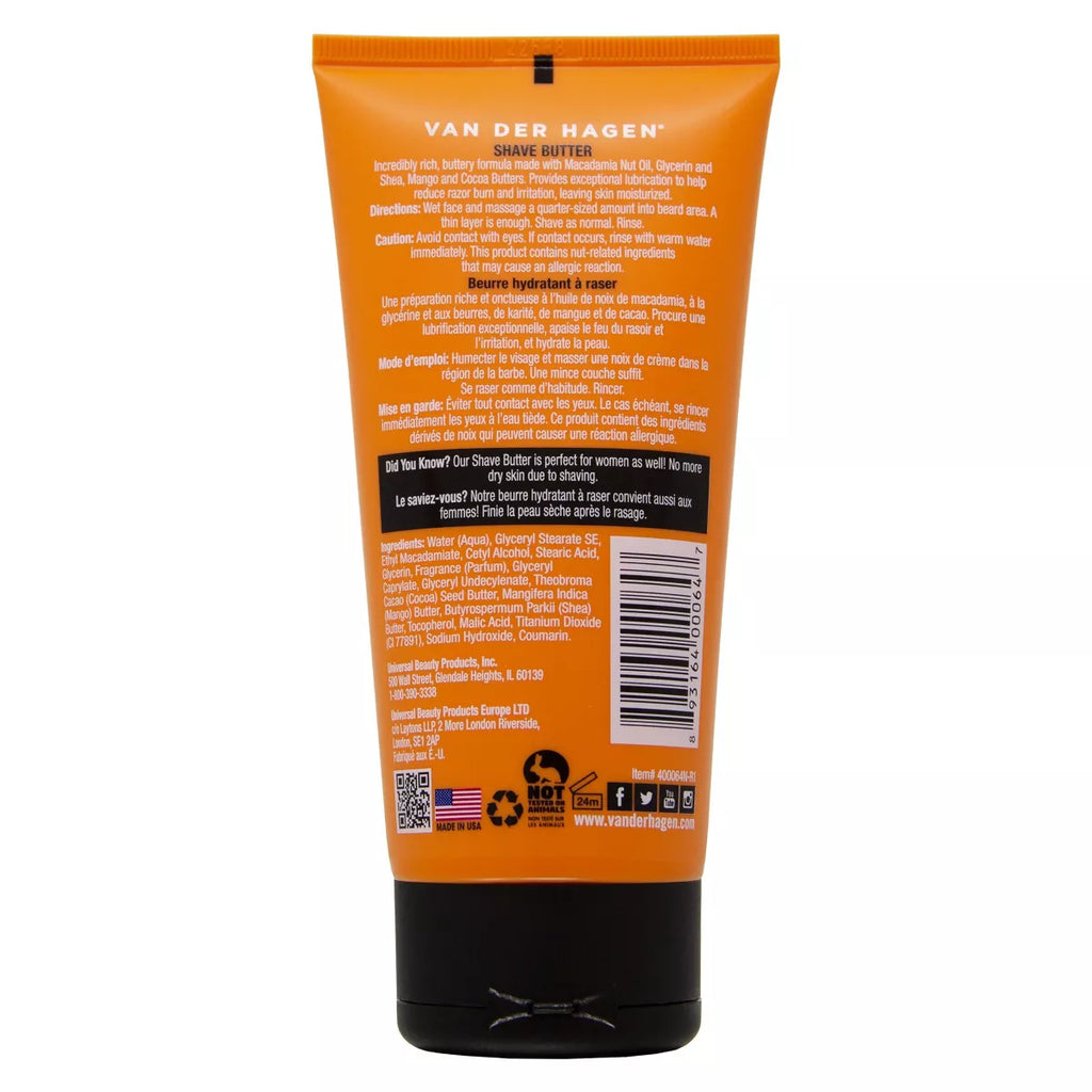 Van Der Hagen Shave Butter - 6Oz