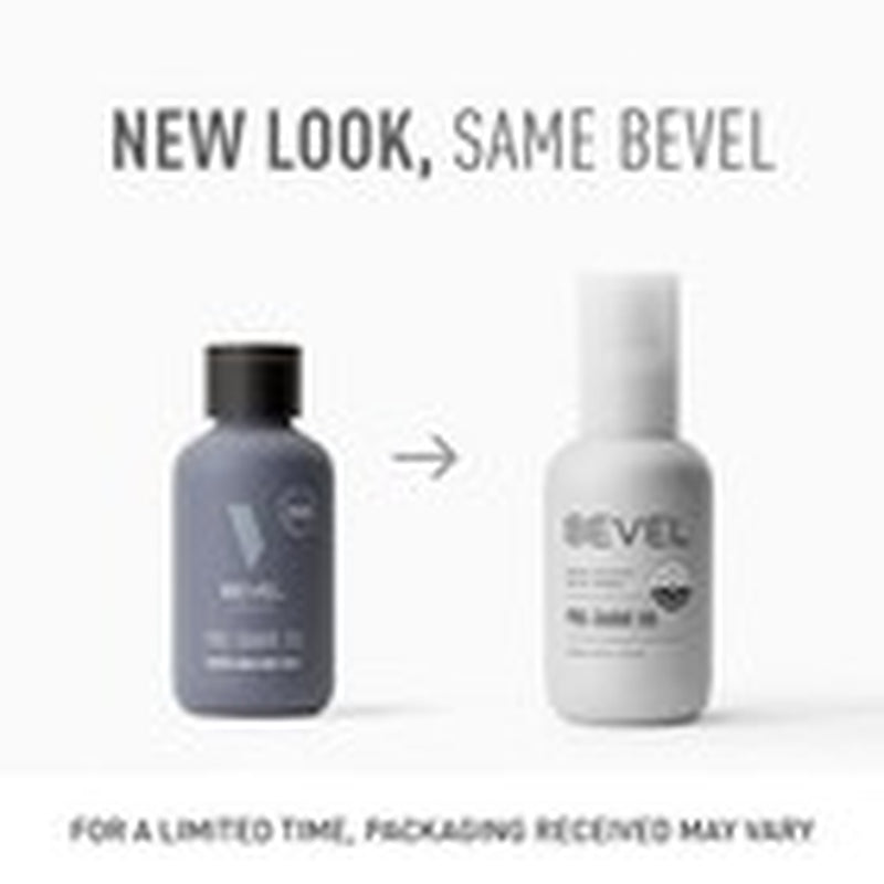 Bevel Pre Shave Oil for Men with Castor Oil, Olive Oil and Tea Tree Oil, Helps